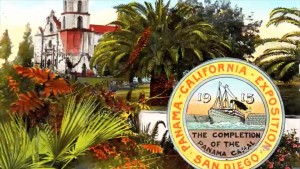 Balboa Park's gardens  are one of the main features the 1915 Panama-California Exposition Panama California Exposition that celebrated the opening of the Panama Canal 